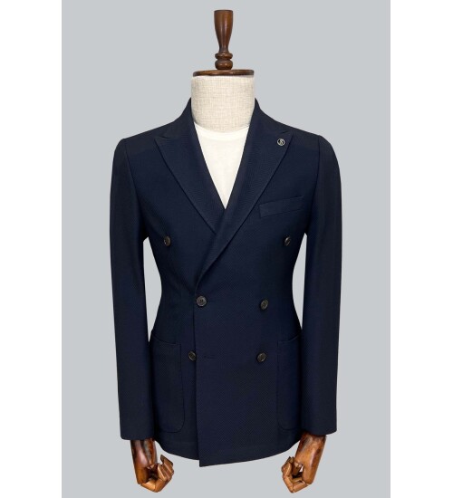 SUIT SARTORIA LACİVERT KRUVAZE CEKET 4554
