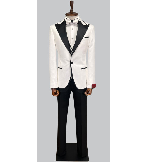 SUIT SARTORIA BEYAZ DAMATLIK 5656