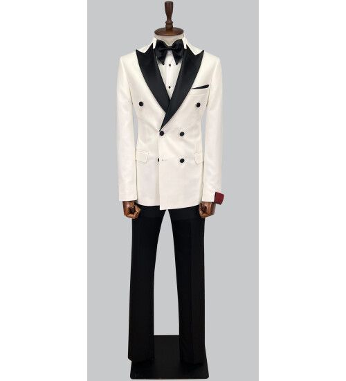 SUIT SARTORIA BEYAZ KRUVAZE DAMATLIK 5655