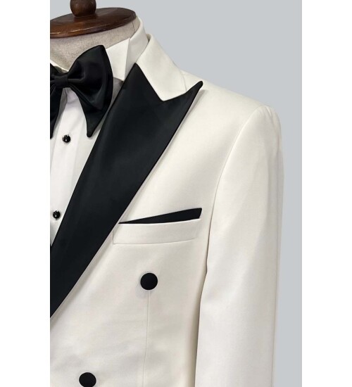 SUIT SARTORIA BEYAZ KRUVAZE DAMATLIK 5655