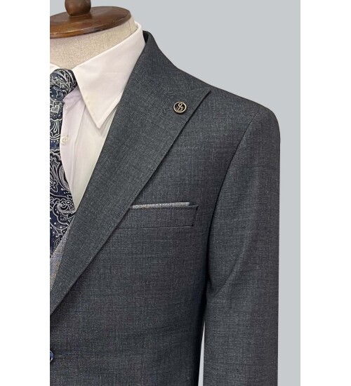 SUIT SARTORIA LACİVERT ÇİFT YÖNLÜ YELEKLİ TAKIM ELBİSE 2917