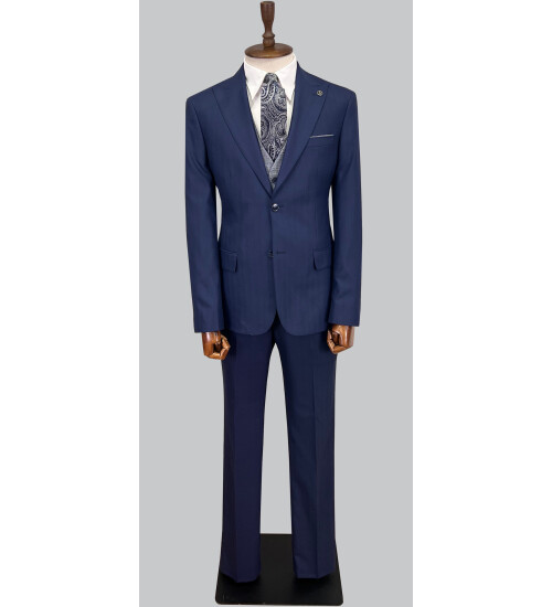 SUIT SARTORIA LACİVERT ÇİFT YÖNLÜ YELEKLİ TAKIM ELBİSE 2917