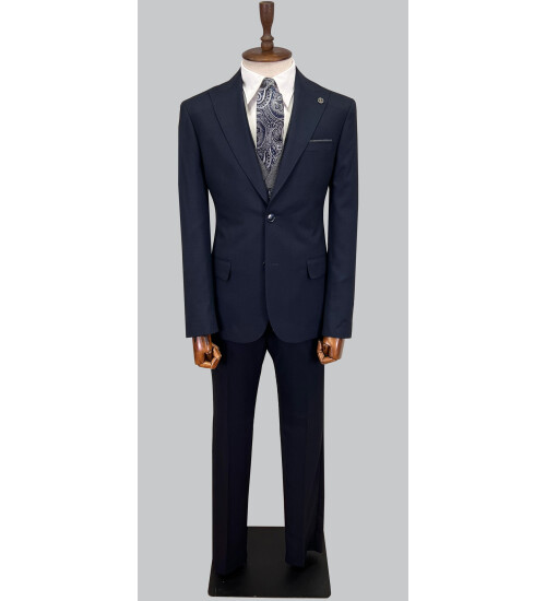 SUIT SARTORIA LACİVERT ÇİFT YÖNLÜ YELEKLİ TAKIM ELBİSE 2917