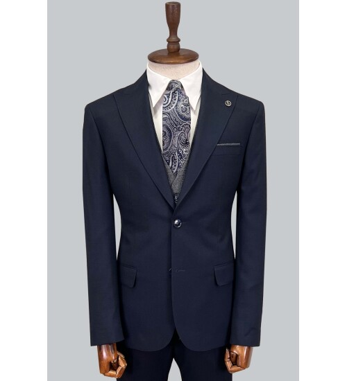 SUIT SARTORIA LACİVERT ÇİFT YÖNLÜ YELEKLİ TAKIM ELBİSE 2917