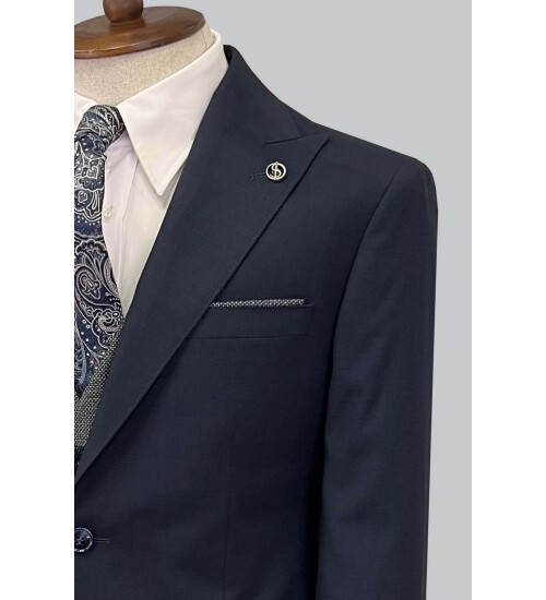 SUIT SARTORIA LACİVERT ÇİFT YÖNLÜ YELEKLİ TAKIM ELBİSE 2917