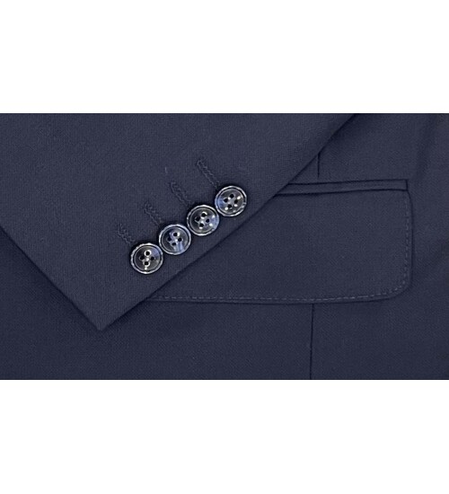 SUIT SARTORIA NAVY BLUE SUIT WITH DOUBLE FACED VEST 2917