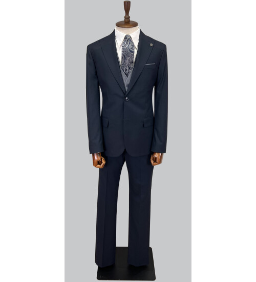 SUIT SARTORIA LACİVERT ÇİFT YÖNLÜ YELEKLİ TAKIM ELBİSE 2917