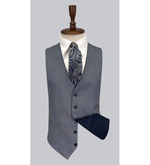 SUIT SARTORIA LACİVERT ÇİFT YÖNLÜ YELEKLİ TAKIM ELBİSE 2917
