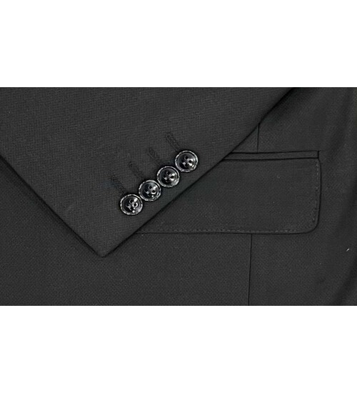 SUIT SARTORIA SİYAH ÇİFT YÖNLÜ YELEKLİ TAKIM ELBİSE 2917