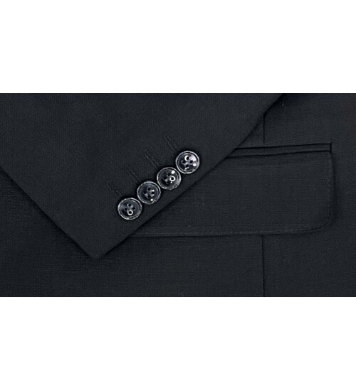 SUIT SARTORIA SİYAH ÇİFT YÖNLÜ YELEKLİ TAKIM ELBİSE 2917
