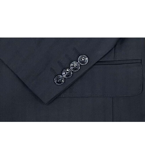 SUIT SARTORIA SİYAH ÇİFT YÖNLÜ YELEKLİ TAKIM ELBİSE 2917