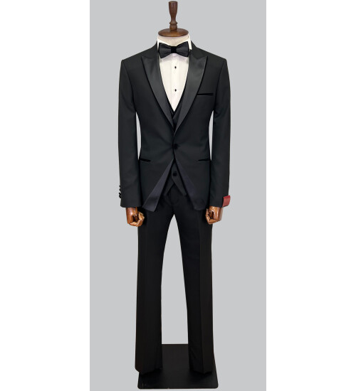 SUIT SARTORIA BLACK TUXEDO 5653