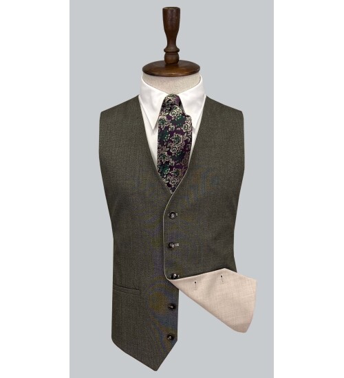 SUIT SARTORIA BEJ ÇİFT YÖNLÜ YELEKLİ TAKIM 2916