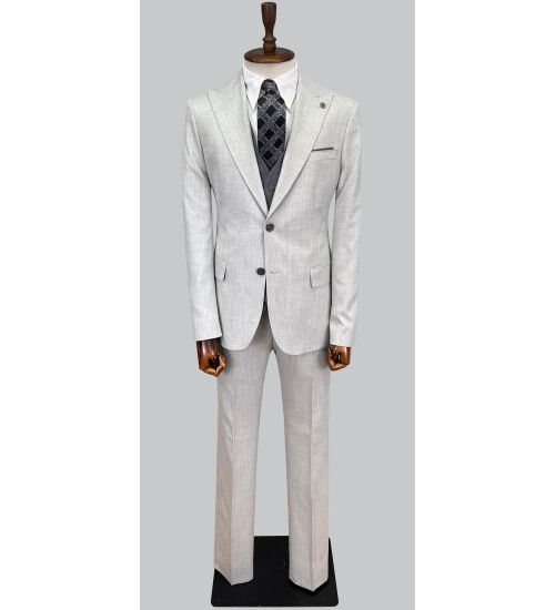 SUIT SARTORIA AÇIK GRİ ÇİFT YÖNLÜ YELEKLİ TAKIM 2916