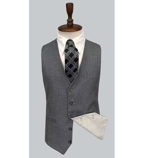 SUIT SARTORIA AÇIK GRİ ÇİFT YÖNLÜ YELEKLİ TAKIM 2916