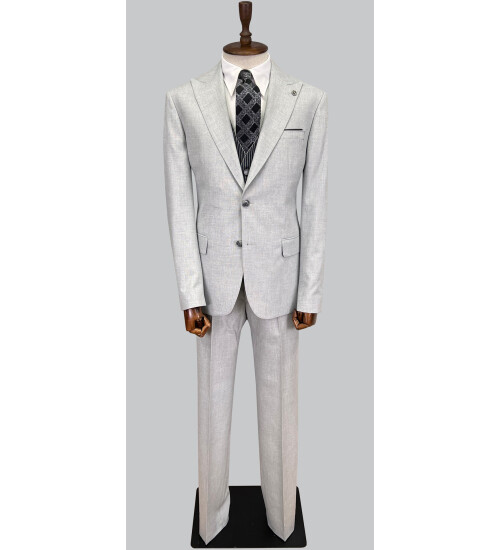 SUIT SARTORIA AÇIK GRİ ÇİFT YÖNLÜ YELEKLİ TAKIM 2916