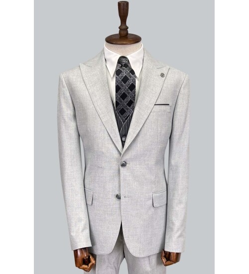 SUIT SARTORIA AÇIK GRİ ÇİFT YÖNLÜ YELEKLİ TAKIM 2916
