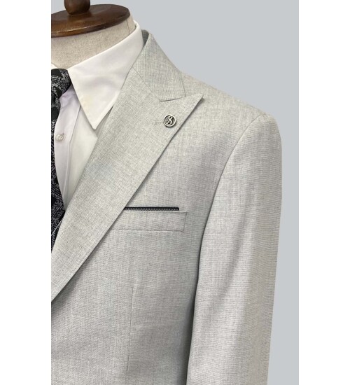 SUIT SARTORIA AÇIK GRİ ÇİFT YÖNLÜ YELEKLİ TAKIM 2916