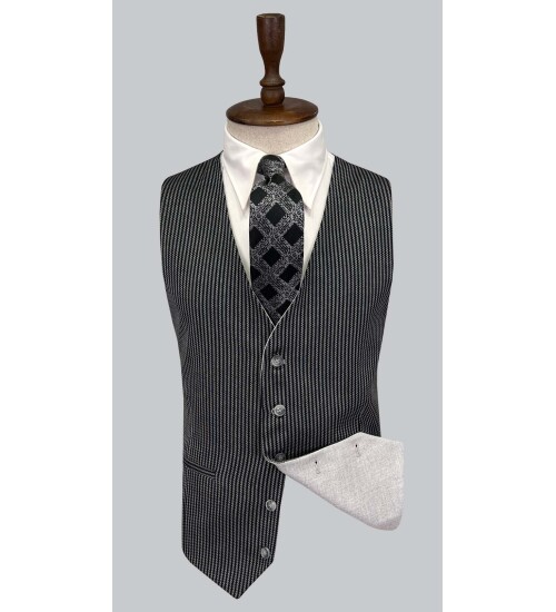 SUIT SARTORIA AÇIK GRİ ÇİFT YÖNLÜ YELEKLİ TAKIM 2916