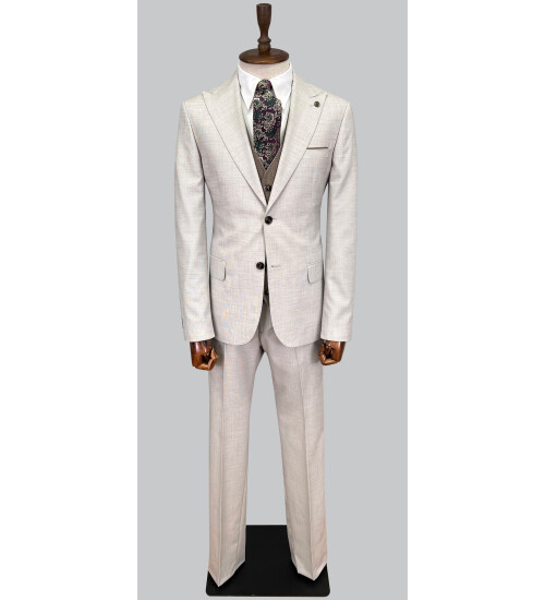 SUIT SARTORIA AÇIK GRİ ÇİFT YÖNLÜ YELEKLİ TAKIM 2916