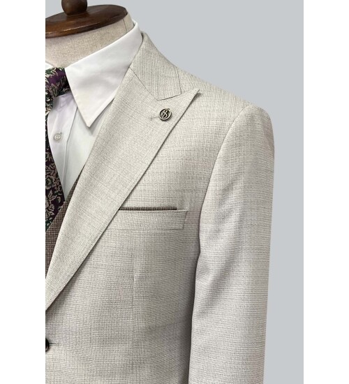 SUIT SARTORIA AÇIK GRİ ÇİFT YÖNLÜ YELEKLİ TAKIM 2916