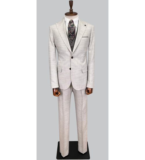 SUIT SARTORIA AÇIK GRİ ÇİFT YÖNLÜ YELEKLİ TAKIM 2916