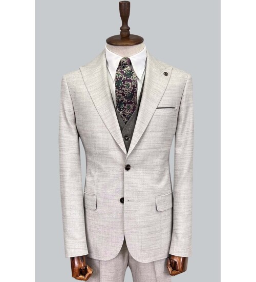 SUIT SARTORIA AÇIK GRİ ÇİFT YÖNLÜ YELEKLİ TAKIM 2916