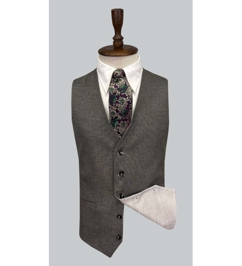 SUIT SARTORIA AÇIK GRİ ÇİFT YÖNLÜ YELEKLİ TAKIM 2916