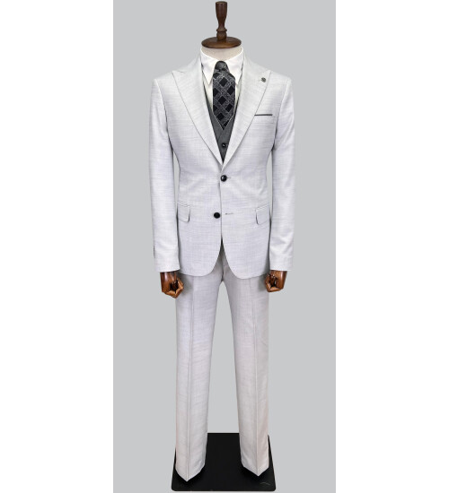 SUIT SARTORIA AÇIK GRİ ÇİFT YÖNLÜ YELEKLİ TAKIM 2916