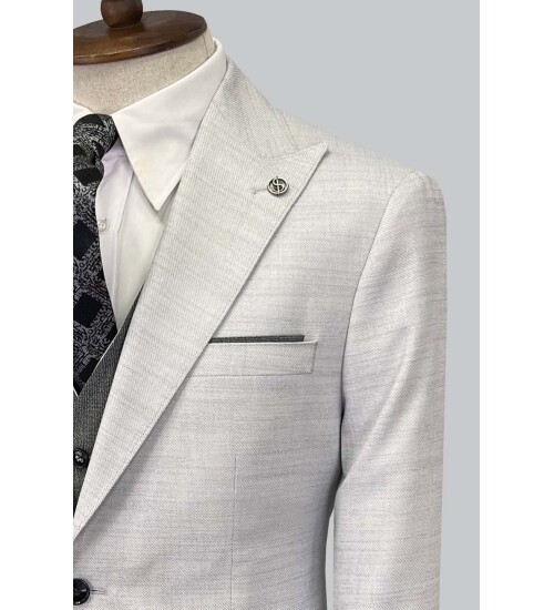 SUIT SARTORIA AÇIK GRİ ÇİFT YÖNLÜ YELEKLİ TAKIM 2916