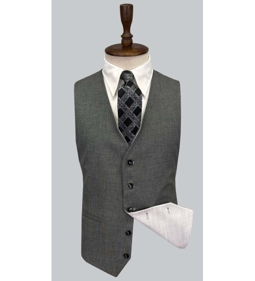 SUIT SARTORIA AÇIK GRİ ÇİFT YÖNLÜ YELEKLİ TAKIM 2916