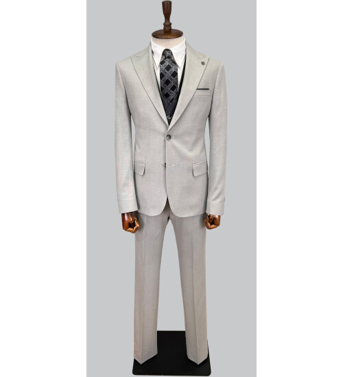 SUIT SARTORIA GRİ ÇİFT YÖNLÜ YELEKLİ TAKIM 2916