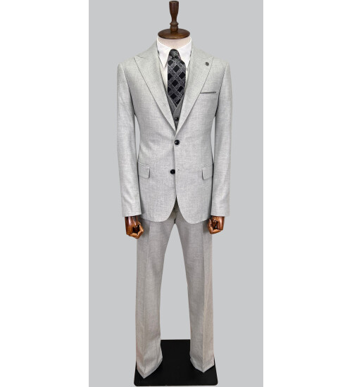 SUIT SARTORIA GRİ ÇİFT YÖNLÜ YELEKLİ TAKIM 2916