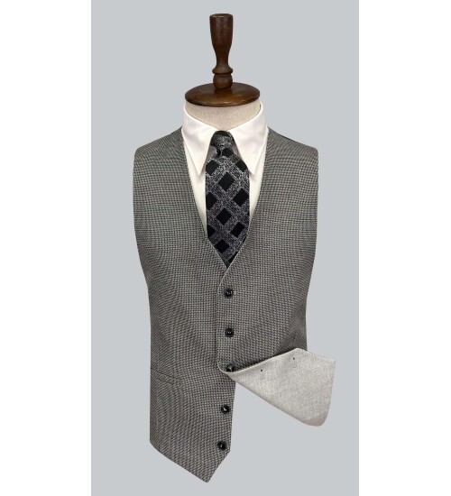 SUIT SARTORIA GRİ ÇİFT YÖNLÜ YELEKLİ TAKIM 2916