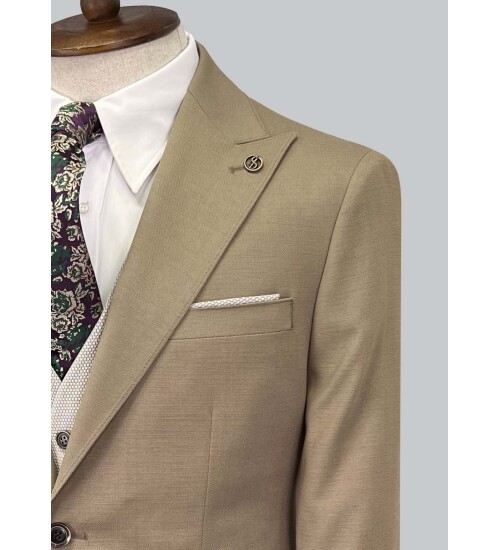 SUIT SARTORIA KAHVERENGİ ÇİFT YÖNLÜ YELEKLİ TAKIM 2916