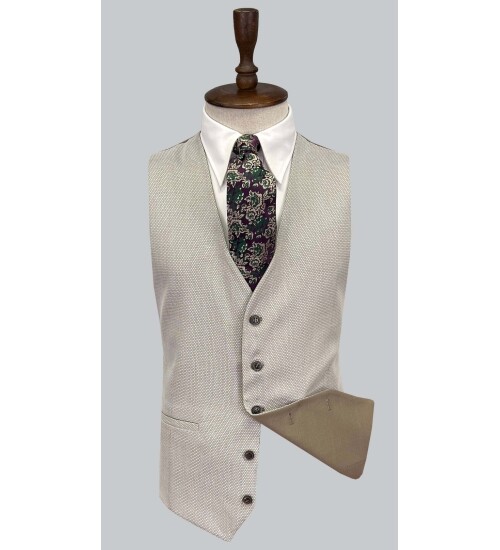 SUIT SARTORIA KAHVERENGİ ÇİFT YÖNLÜ YELEKLİ TAKIM 2916