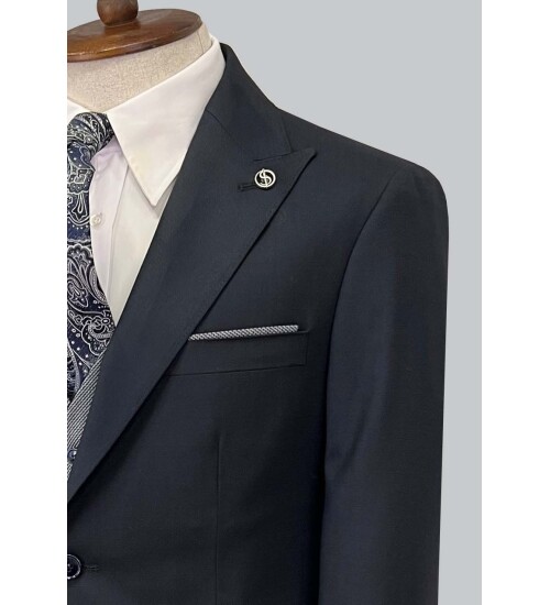 SUIT SARTORIA LACİVERT ÇİFT YÖNLÜ YELEKLİ TAKIM 2916