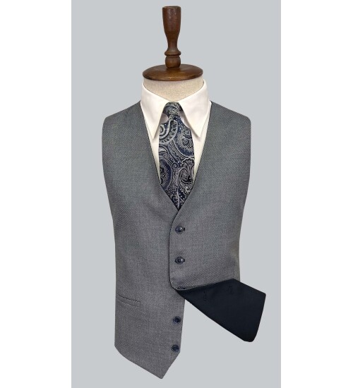 SUIT SARTORIA LACİVERT ÇİFT YÖNLÜ YELEKLİ TAKIM 2916
