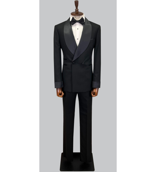 SUIT SARTORIA SİYAH KRUVAZE DAMATLIK 5650