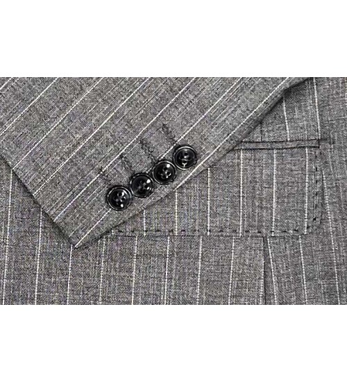 SUIT SARTORIA ÇİZGİLİ GRİ KRUVAZE TAKIM ELBİSE 2894