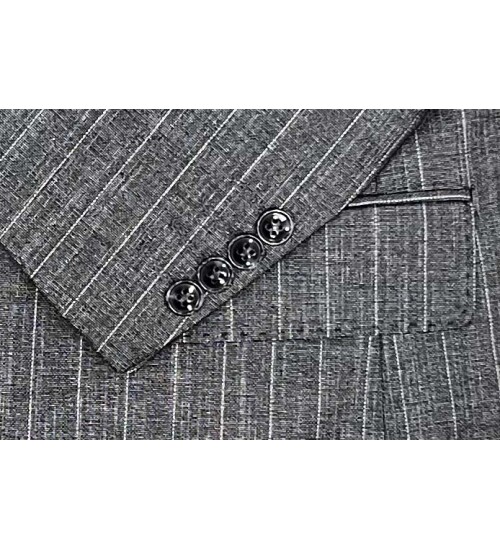SUIT SARTORIA ÇİZGİLİ KOYU GRİ KRUVAZE TAKIM ELBİSE 2894