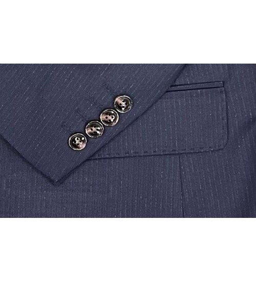 SUIT SARTORIA ÇİZGİLİ LACİVERT KRUVAZE TAKIM ELBİSE 2894