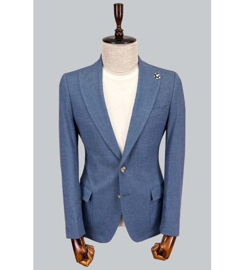 SUIT SARTORIA LINEN BLUE JACKET 4409