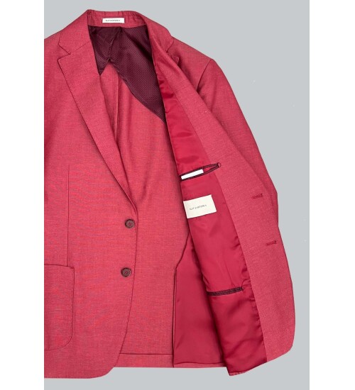 SUIT SARTORIA KETEN BORDO CEKET 4355