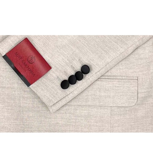 SUIT SARTORIA ÇIKMA YAKA GRİ BÜYÜK BEDEN DAMATLIK 5539