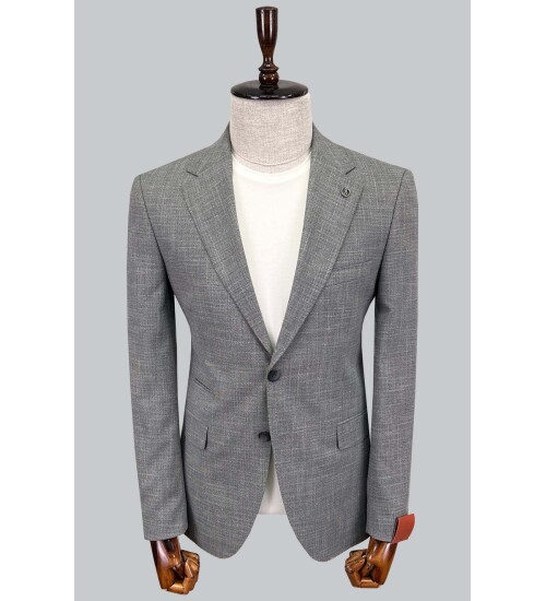 SUIT SARTORIA LINEN BLACK JACKET 4372