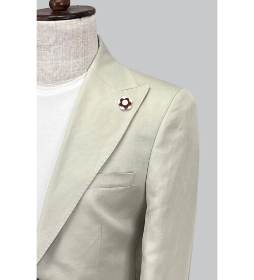 SUIT SARTORIA BEJ KETEN TAKIM ELBİSE 2830