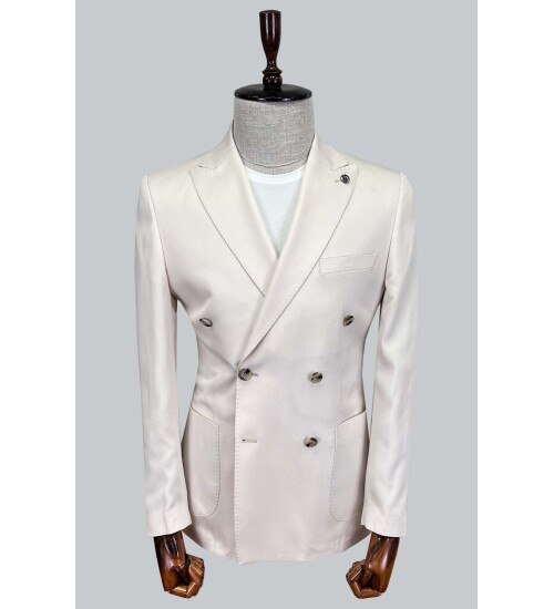 SUIT SARTORIA BEJ KRUVAZE CEKET 4538