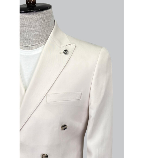 SUIT SARTORIA BEJ KRUVAZE CEKET 4538