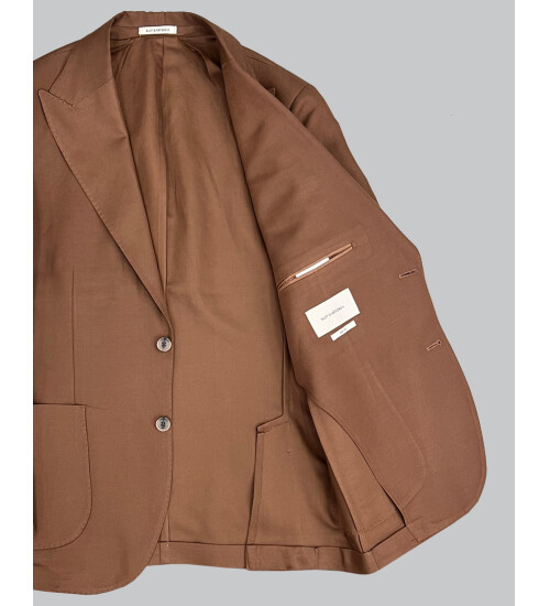 SUIT SARTORIA KAHVERENGİ KETEN TAKIM ELBİSE 2830
